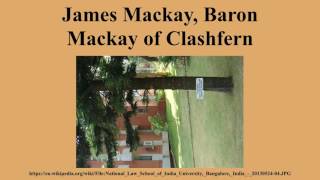 Play video: James Mackay, Baron Mackay of Clashfern