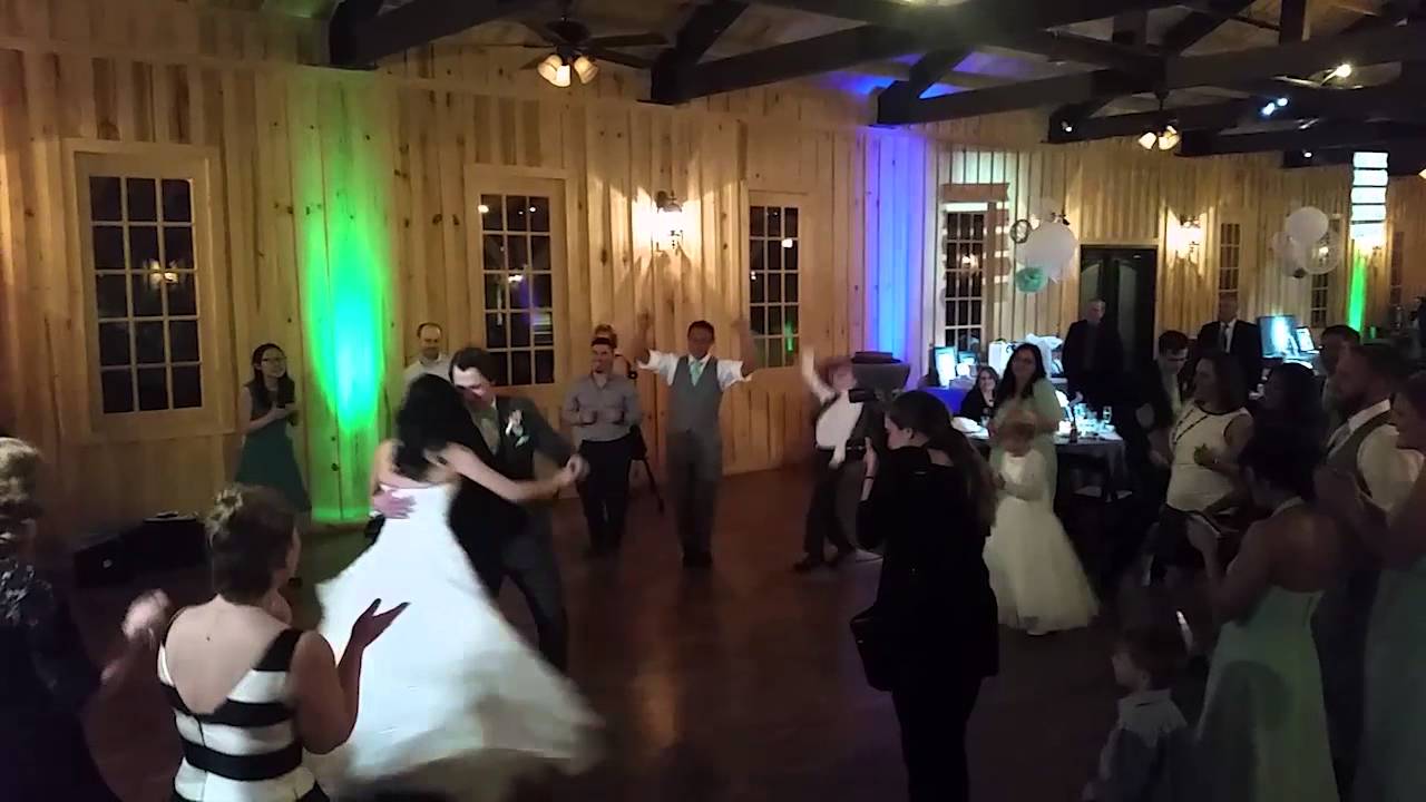 Bride and Groom Dance at THE SPRINGS in Denton captured by Dallas Photo Booth Experts