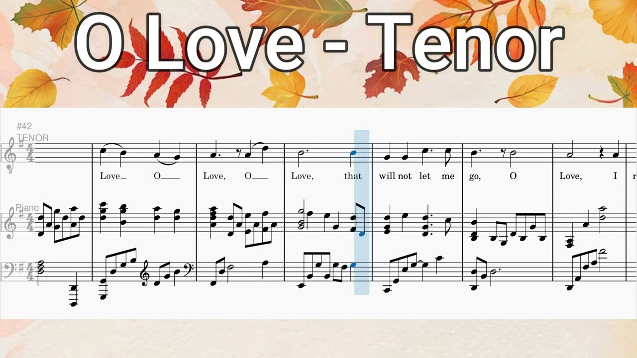 O Love - Tenor