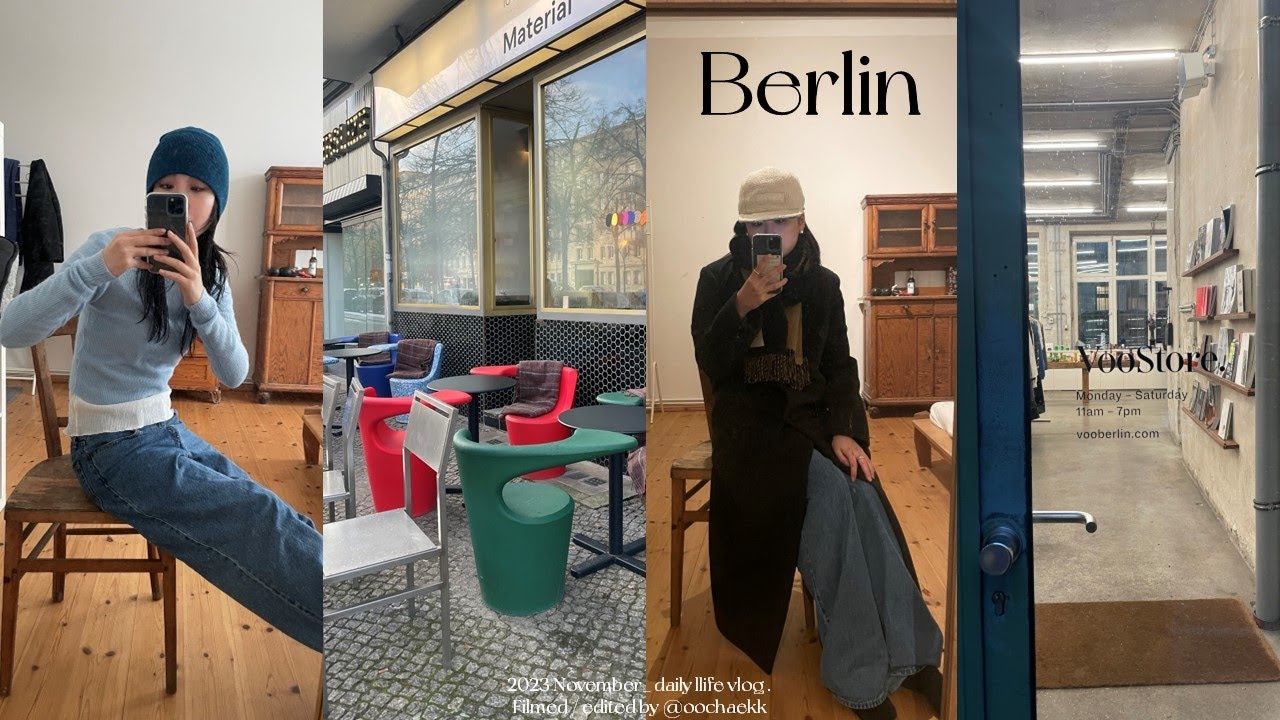 [vlog🇩🇪] 베를린여행ㅣ베를린 힙한 카페ㅣVOO store, 베를린편집샵, 빈티지샵, 미술관ㅣ시나몬빵,우육면,쌀국수,케밥맛집ㅣ에어비앤비에서 만난 귀여운 고양이🐈