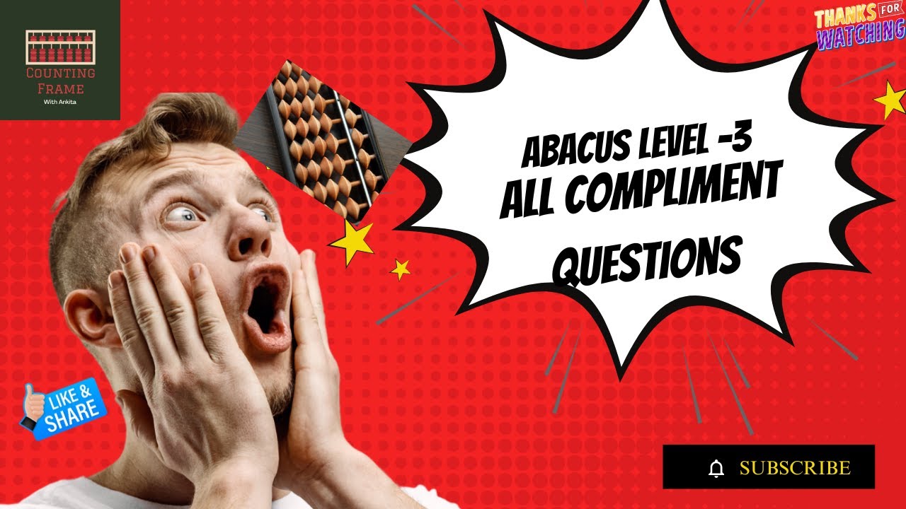 Abacus Level-3 || All types of Compliment Questions