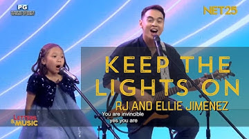 Keep The Lights On (Live at Letters and Music Net25) - RJ Jimenez and 7 year old Ellie Jimenez