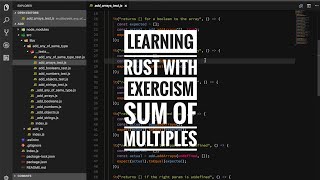 Learning Rust with Exercism - Sum Of Multiples
