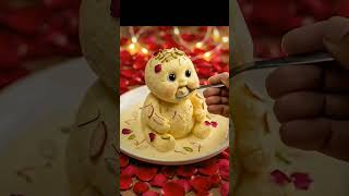 soft rasmalai🍧 |yummy baby 😋#eating #baby #ai #shortvideo #sweet #shorts