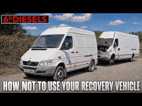 How not to use your recovery vehicle…. A day of sorting scrap