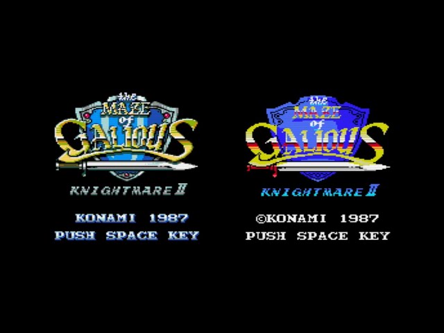 How Much Enhanced - MSX Maze of Galious Enhanced (Konami 魔城伝説
