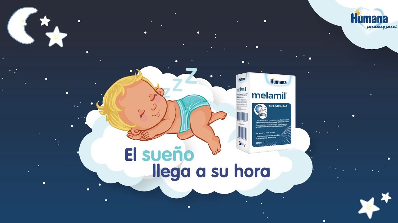 Melamil® es un complemento alimenticio en gotas a base de melatonina al 99%  de Humana Baby España. 