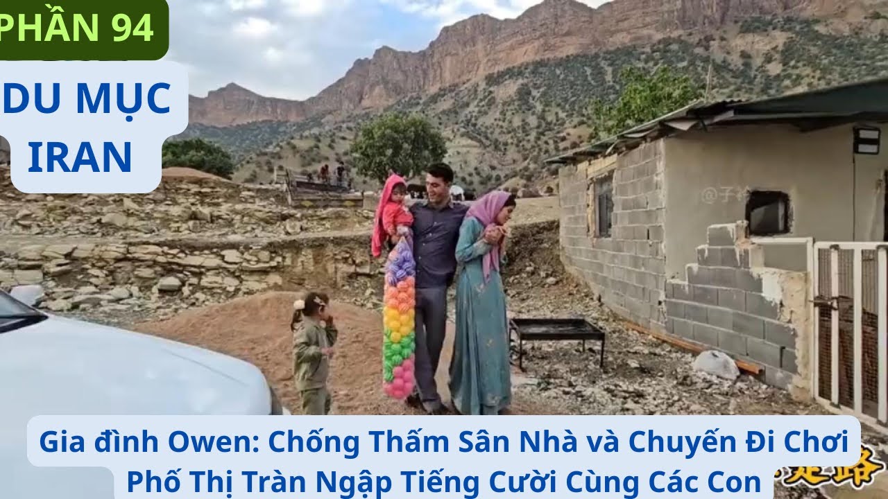 Gia đình Owen: P94 Chống Thấm Sân Nhà và Chuyến Đi Chơi Phố Thị Tràn Ngập Tiếng Cười Cùng Các Con