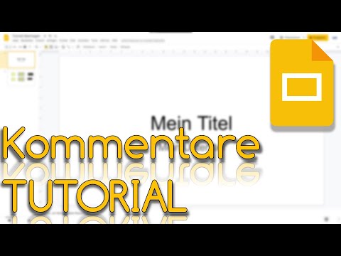 Kommentare in deiner Präsentation - Google Slides Tutorial