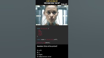 Quiz16 using enum in TypeScript 6 thiết lập đẳng cấp thần thánh trong tam thể