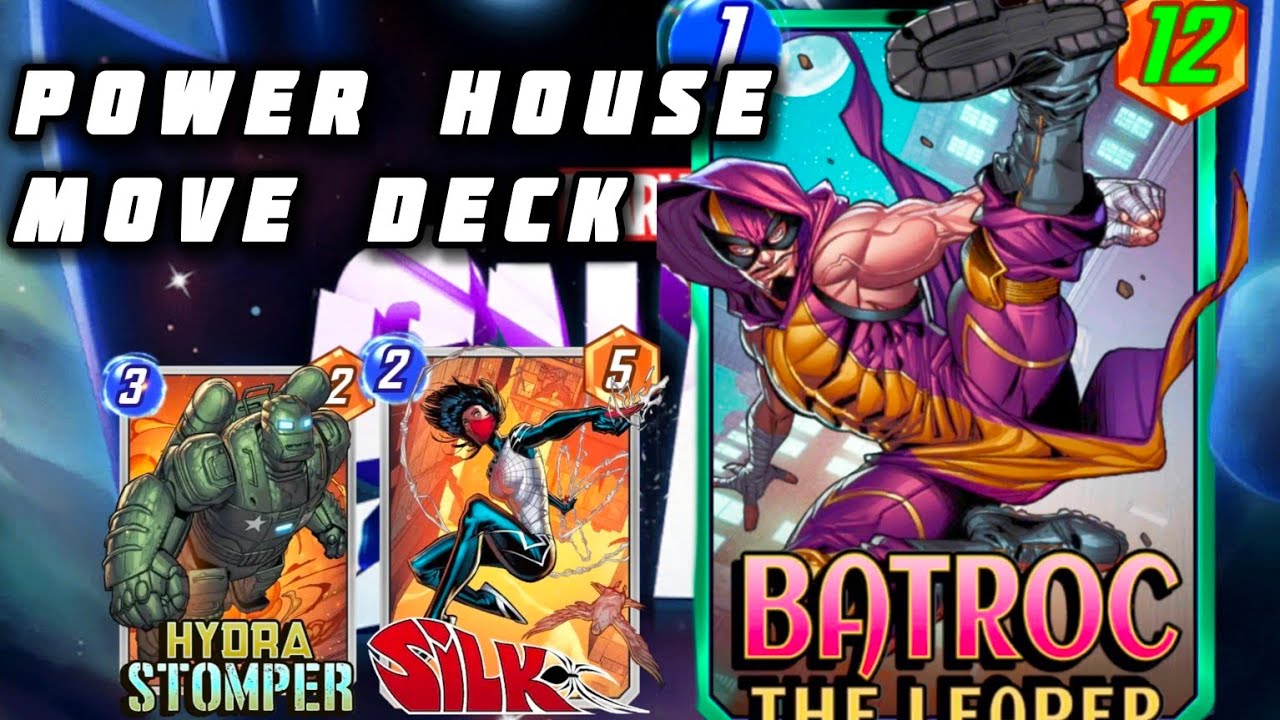 1-12 BATROC Hydra Stomper- Power House New Meta Move Deck- Marvel Snap