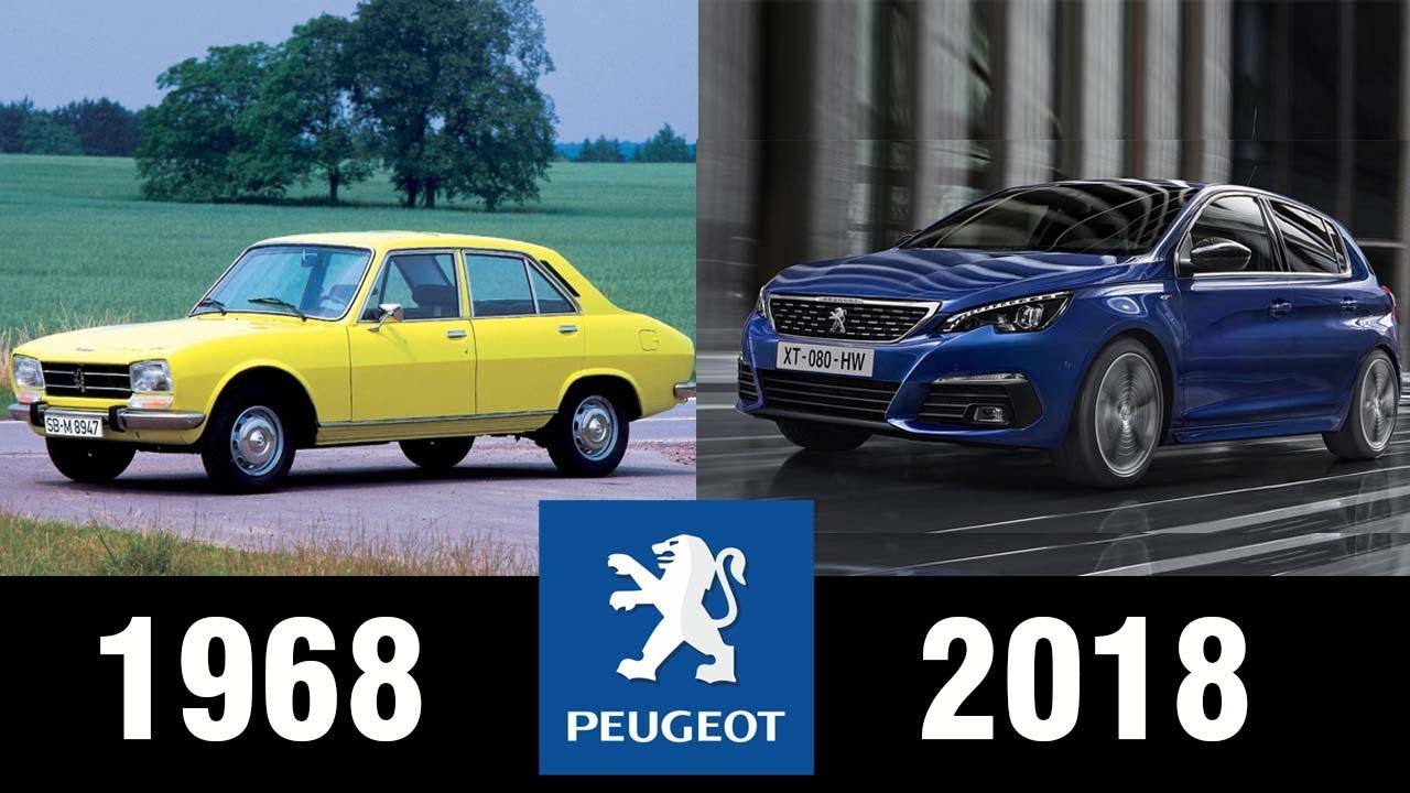 PEUGEOT - Evolution (1968-2018) | Hatchbacks, Sedans, Suvs & Coupes