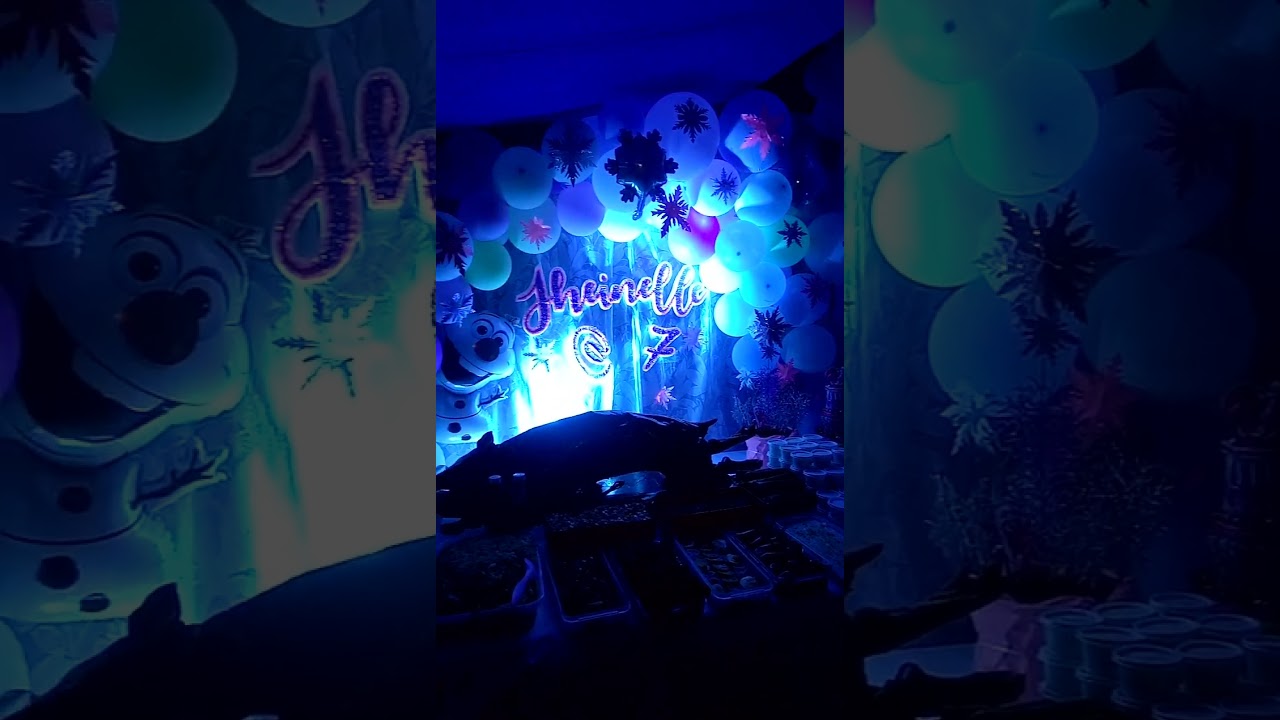 Frozen Theme Birthday Backdrop ❤️😍❤️