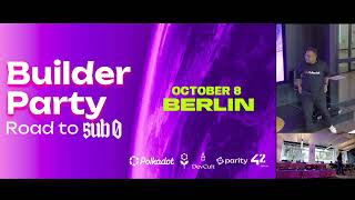 Polkadot Berlin Hackathon Kickoff and Workshop @42berlin
