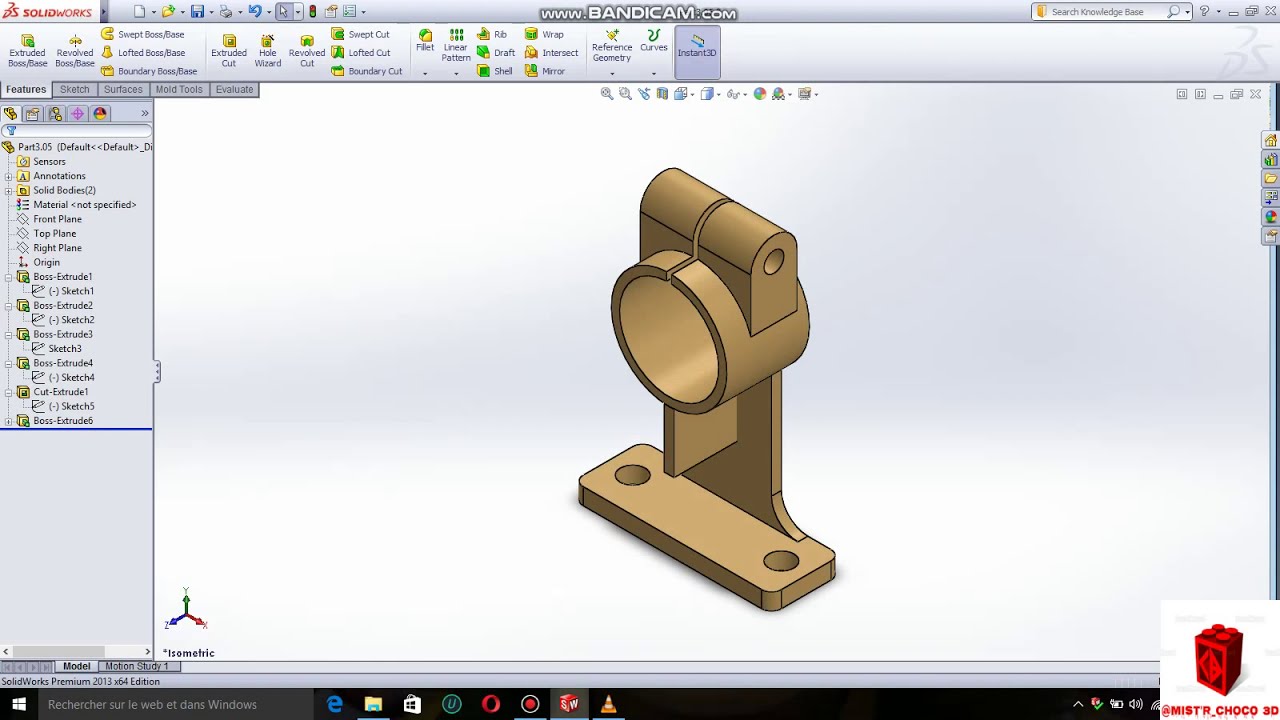 SolidWork Tutorial 3D /🙏 Subscribe - YouTube