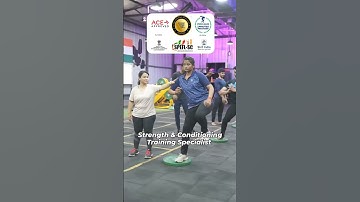 Strength and Conditioning Training Specialist ACE ACSM Approved International Certification