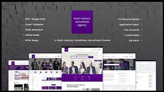 Recruitment Agency - Multi Industry Responsive WordPress Theme Free Download