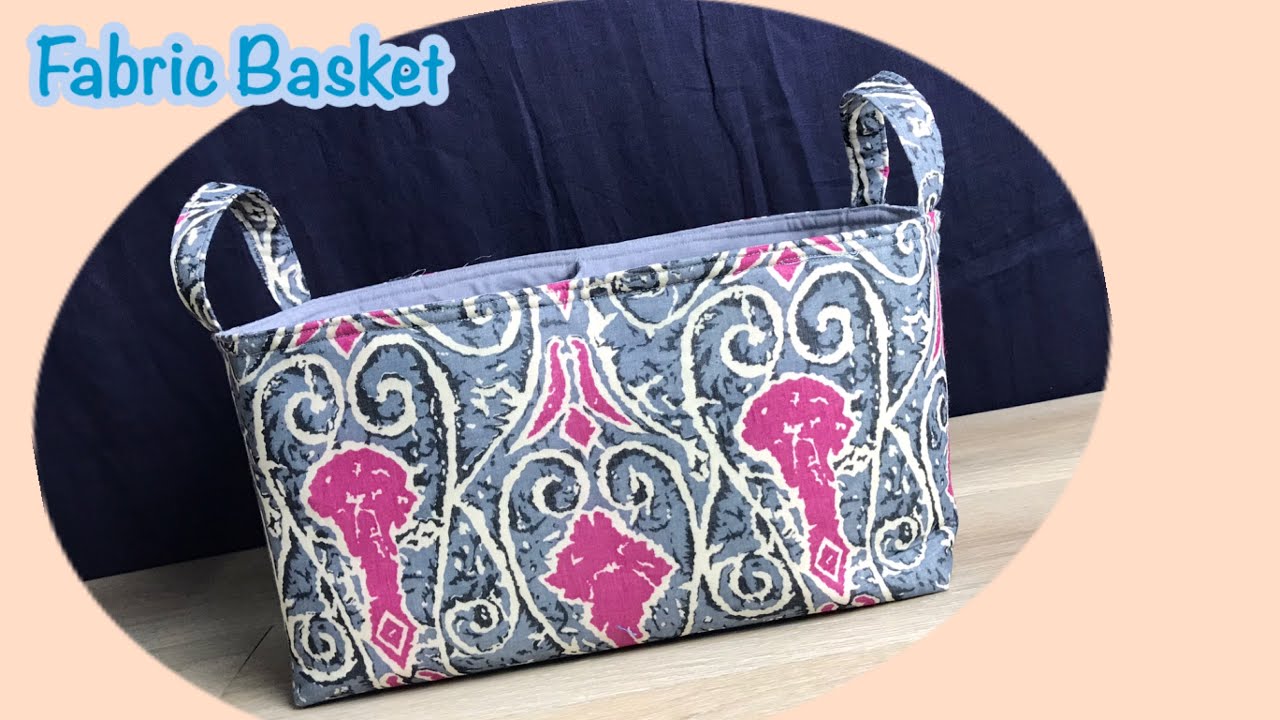 How to sew a Divided Fabric Baskets||Fabric Basket Tutorials|How to sew fabric storage baskets