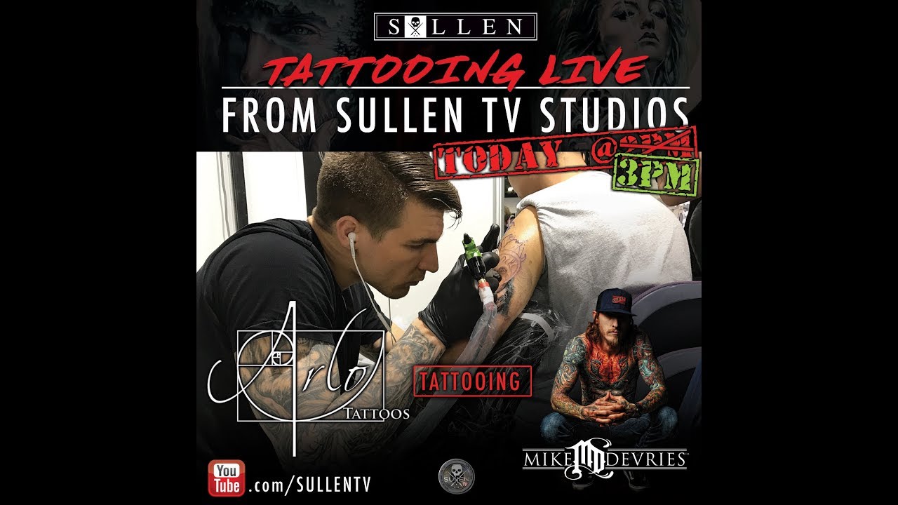 Live Tattoo | Arlo tattoos Mike DeVries