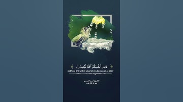 وفي انفسكم افلا تبصرون | سورة الذاريات أحمد العجمي 💌🖇