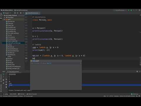 JD with Daily Python Practice ( Python Functions - lambda, len)
