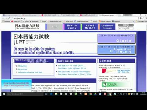Video Hướng dẫn cách xem điểm thi tiếng Nhật JLPT N12345 qua... - youtube