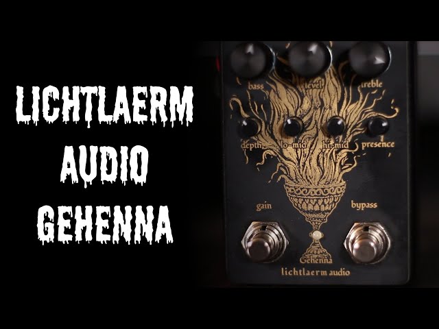 Lichtlaerm Audio Gehenna Preamp Distortion - YouTube