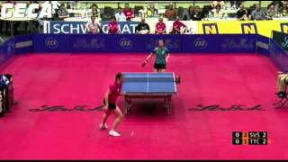 Irene Ivancan vs Li Qiangbing[Final Women's ECL 2011/2012]
