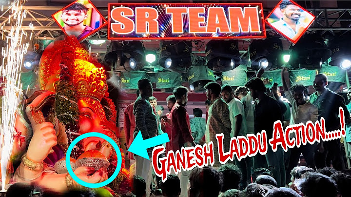 SR team Ganesh laddu Auction 2024 | Ganesh laddu Velam Pata 2024 | SR Team Ganesh Nimmajjanam 2024