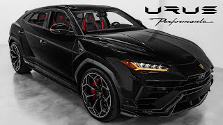 2024 Lamborghini Urus Performante - Sound, Interior, and Exterior - Nero Noctus 2024 Lamborghini Urus Performante In Arancio Borealis Over Nero For Sale