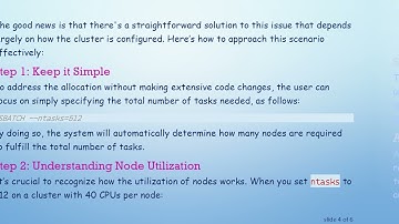 Efficiently Using sbatch for CPU Allocation in SLURM Clusters