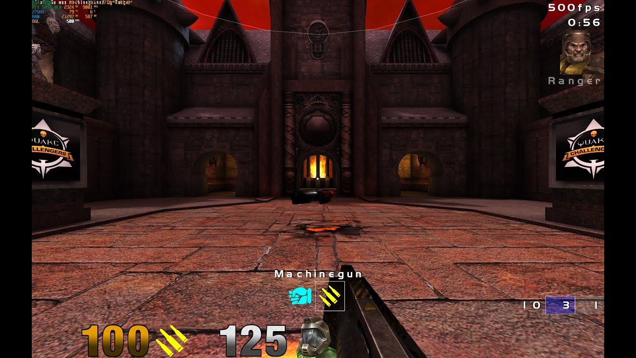 Quake 3 Arena Walkthrough - Nightmare - Tier 1 4K60