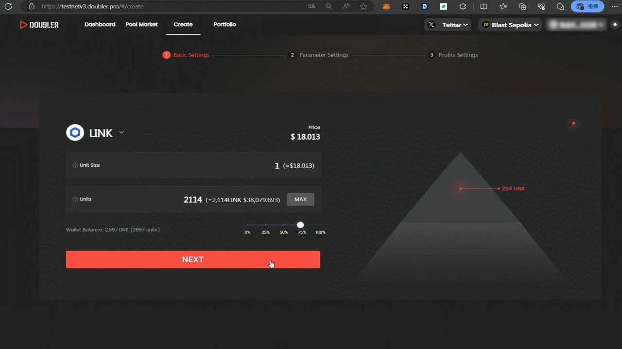 Doubler X Blast Mining Pool Detailed explanation of Parameters