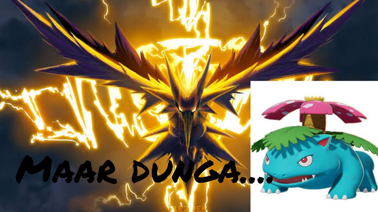 Pokémon unite Zapdos is finished My Venusaur kills Zapdos