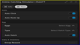*NEW* Anime Catching Simulator Script (PASTEBIN 2023) (AUTO CLICK, AUTO RANKUP, AUTO HATCH)