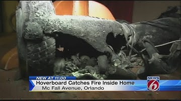 Hoverboard catches fire inside Orlando home