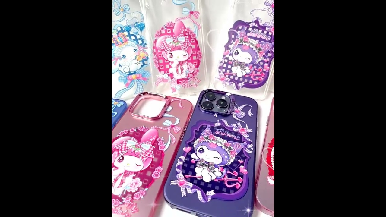 Cute Melody Kuromi iPhone Case  