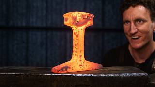 Forging 1900 Train Rail Into a Spatula