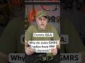 Comms Q&A: Why do some GMRS Radios Have 999 Channels? #shorts #gmrs