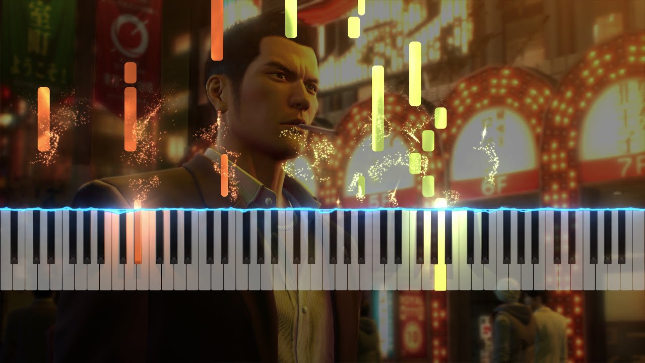 ばかみたい, Baka Mitai – Yakuza OST Sheet music for Piano (Solo)