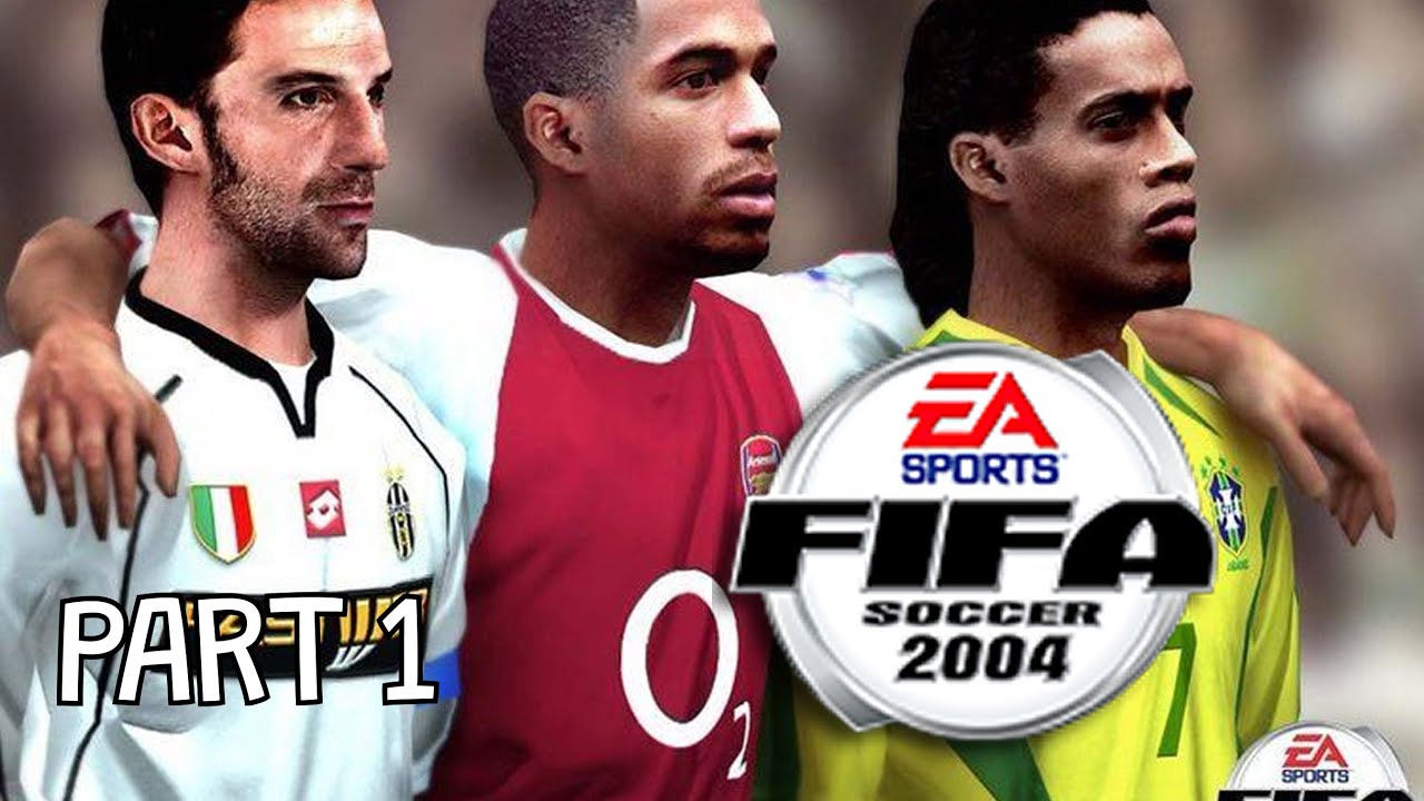 Playing Fifa 2004 - Arsenal vs Man United