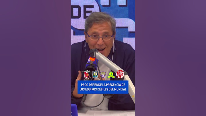 Paco González defends the presence of weaker teams in the Club World Cup