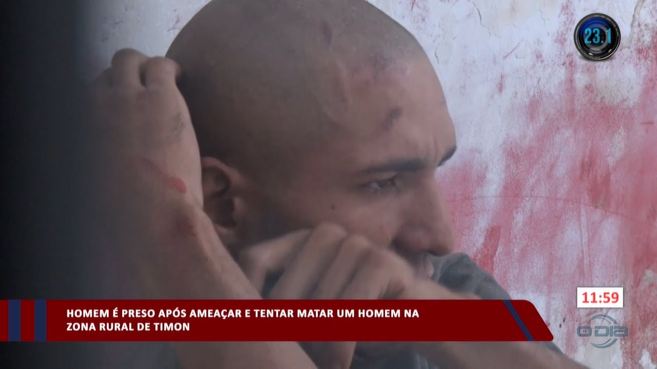 Homem é preso após ameaçar e tentar assassinato na zona rural de Timon 05 09 2023