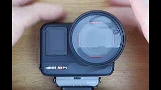 READ ⬇ ! Insta360 Ace Pro Filter Adapter close focus sharpness Diopter ND Polariser lens protection