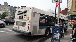 MTA Bus #535 on the Q19 to Flushing, #613 on the Q66 to Flushing, & #548 deadheading (Pre-QBNR)