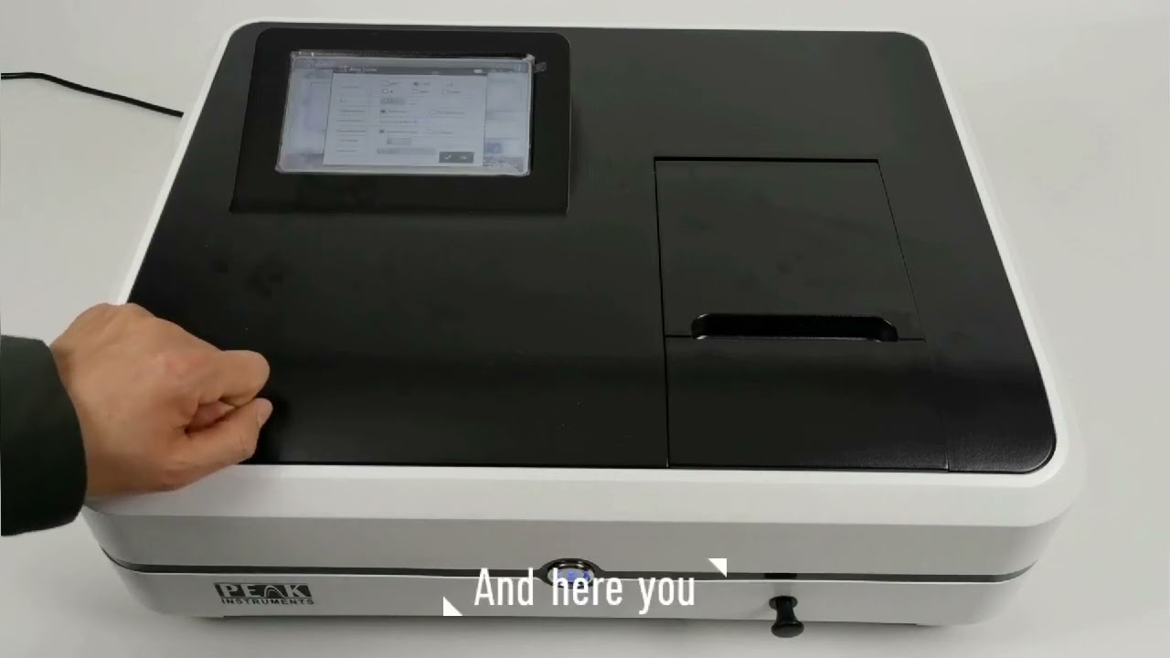 E 3000UV & Visible uv vis spectrophotometer YouTube