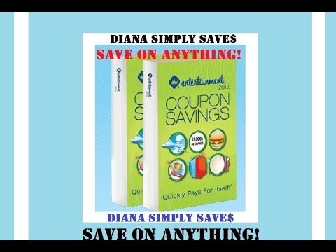 Entertainment Book Savings You just might want one! Diana Simply Saves