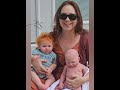 Amsterdam and Emily silicone dolls for comparison #baby #fakebaby #babyboy #siliconedoll #reborns