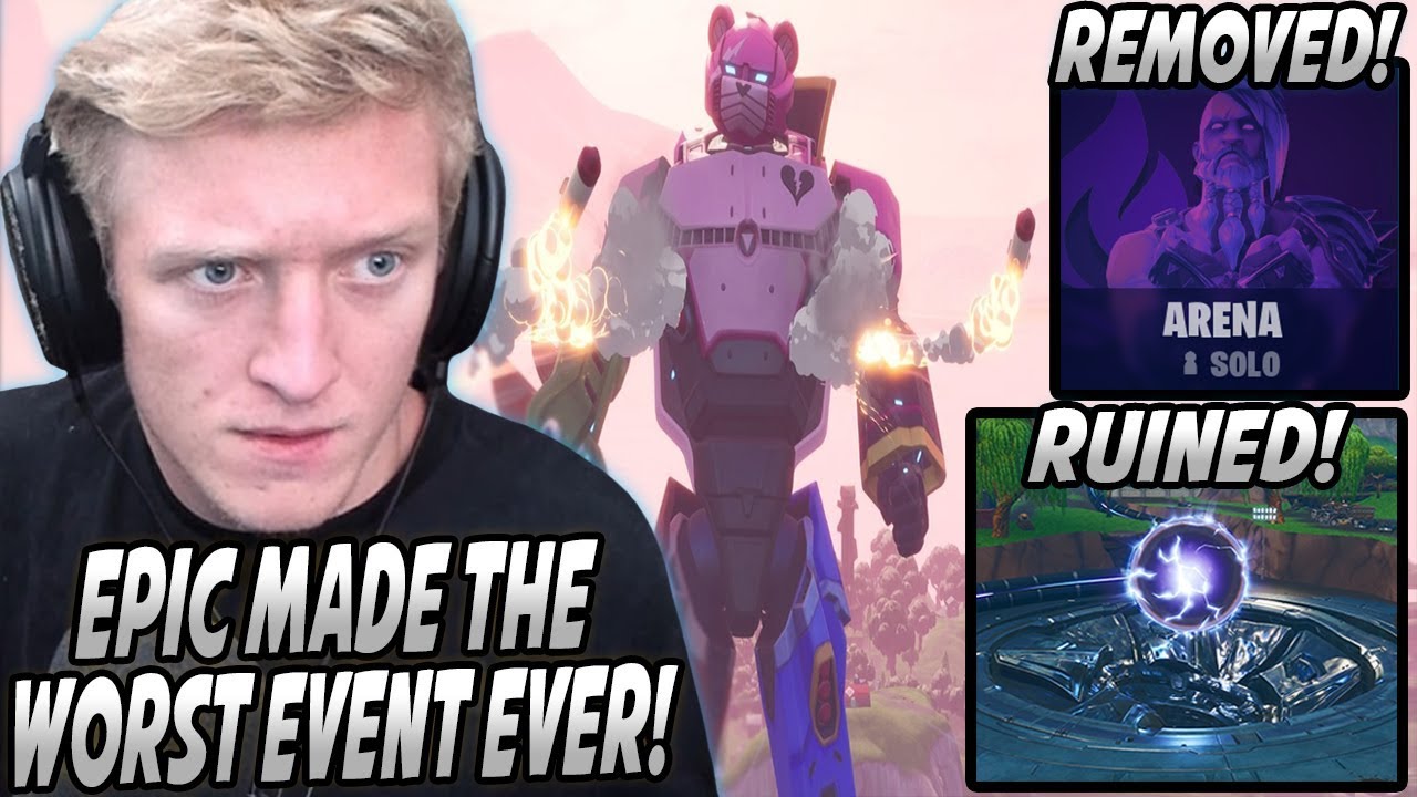 Tfue Gets MAD At Epic For The ROBOT vs MONSTER Event & Explains Why It RUINED Fortnite For Him...