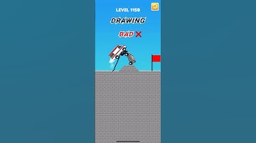 Draw bridge puzzle game level 1159 #gaming #drawing #Shorts